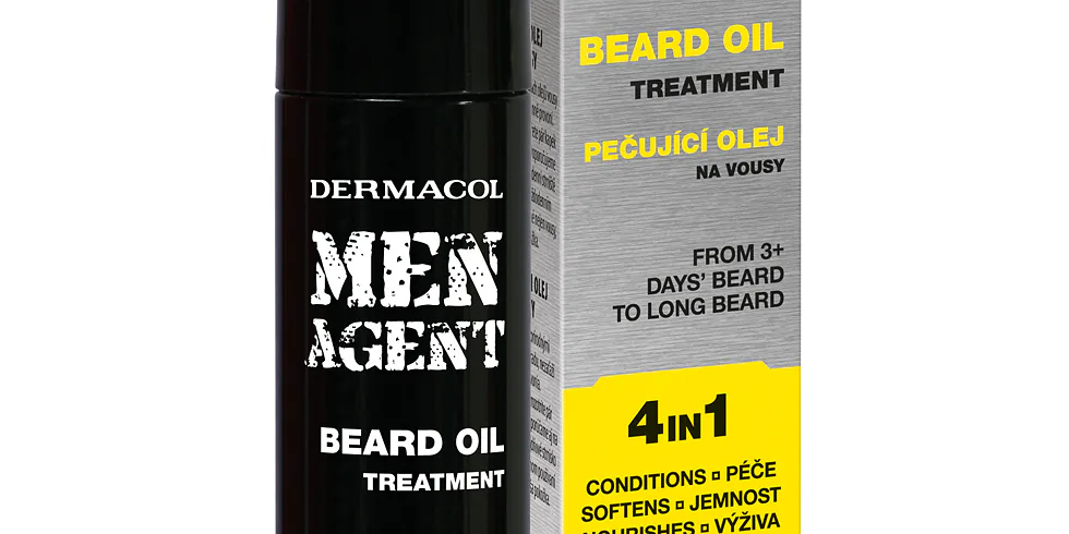 Péče o vousy s Dermacol Men Agent Beard Oil