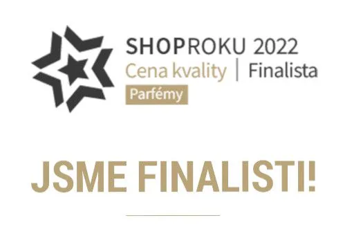 DĚKUJEME! Stali jsme se finalisty v soutěži SHOP ROKU 2022