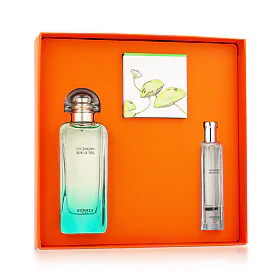 Hermes Un Jardin Sur le Nil Toaletní voda 100 ml + Toaletní voda 15 ml + Tuhé mýdlo 50 g