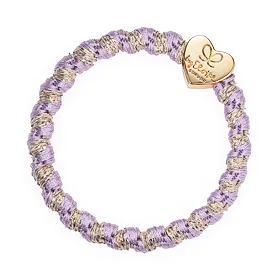 Gumička na vlasy By Eloise London Woven Gold Heart