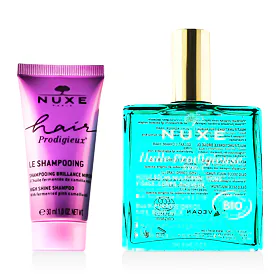 Nuxe Huile Prodigieuse Néroli Multi-Purpose Dry Oil 100 ml + Hair Prodigieux HighShine Shampoo 30 ml