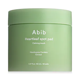 Pleťová voda a sprej Abib Heartleaf Spot Pad 80 ks