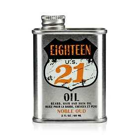 18.21 Man Made Beard Hair And Skin Oil - Noble Oud 60 ml