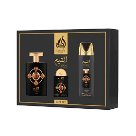 Lattafa Pride Al Qiam Gold EDP 100 ml + EDP 20 ml + DEO ve spreji 200 ml UNISEX