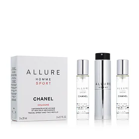 Chanel Allure Homme Sport EDC plnitelný 20 ml + EDC náplň 2 x 20 ml M