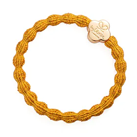 Gumička na vlasy By Eloise London Metallic Gold Quatrefoil