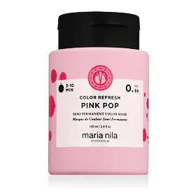 Maria Nila Colour Refresh Semi-permanent maska na vlasy s barevnými pigmenty Pink Pop 100 ml