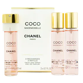 Chanel Coco Mademoiselle EDP náplň 2 x 20 ml + EDP náplň s rozprašovačem 20 ml W