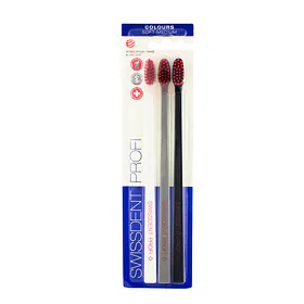 Klasický zubní kartáček Swissdent Profi Colours Trio Soft-Medium