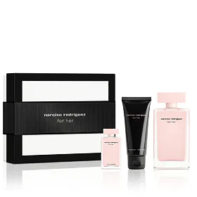 Narciso Rodriguez For Her EDP 100 ml + EDP MINI 10 ml + BL 50 ml W