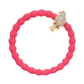 Gumička na vlasy By Eloise London Bling Charms Gold Diamanté Bird