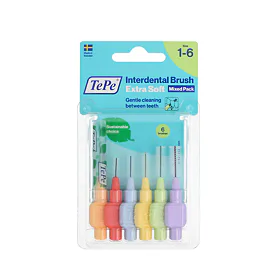 TePe Extra Soft mezizubní kartáčky 1-6 Mix 6 ks