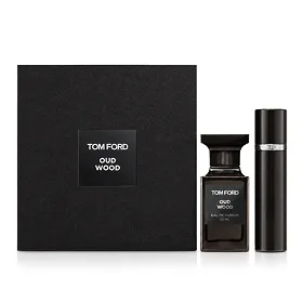sada Tom Ford Oud Wood Parfémovaná voda 50 ml + Plnitelný flakón