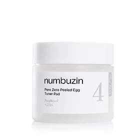 Numbuzin No.4 Pore Zero Peeled Egg Toner Pad 190 ml