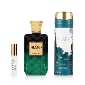 sada Khadlaj Island Parfémový extrakt 100 ml + Deodorant 200 ml + Extrait de Parfum MINI 8 ml